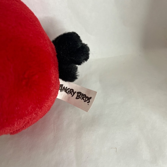 Angry Birds Red Bird Plush Stuffed Animal Doll w/Tush Tag 2010 Commonwealth toy - Picture 5 of 5